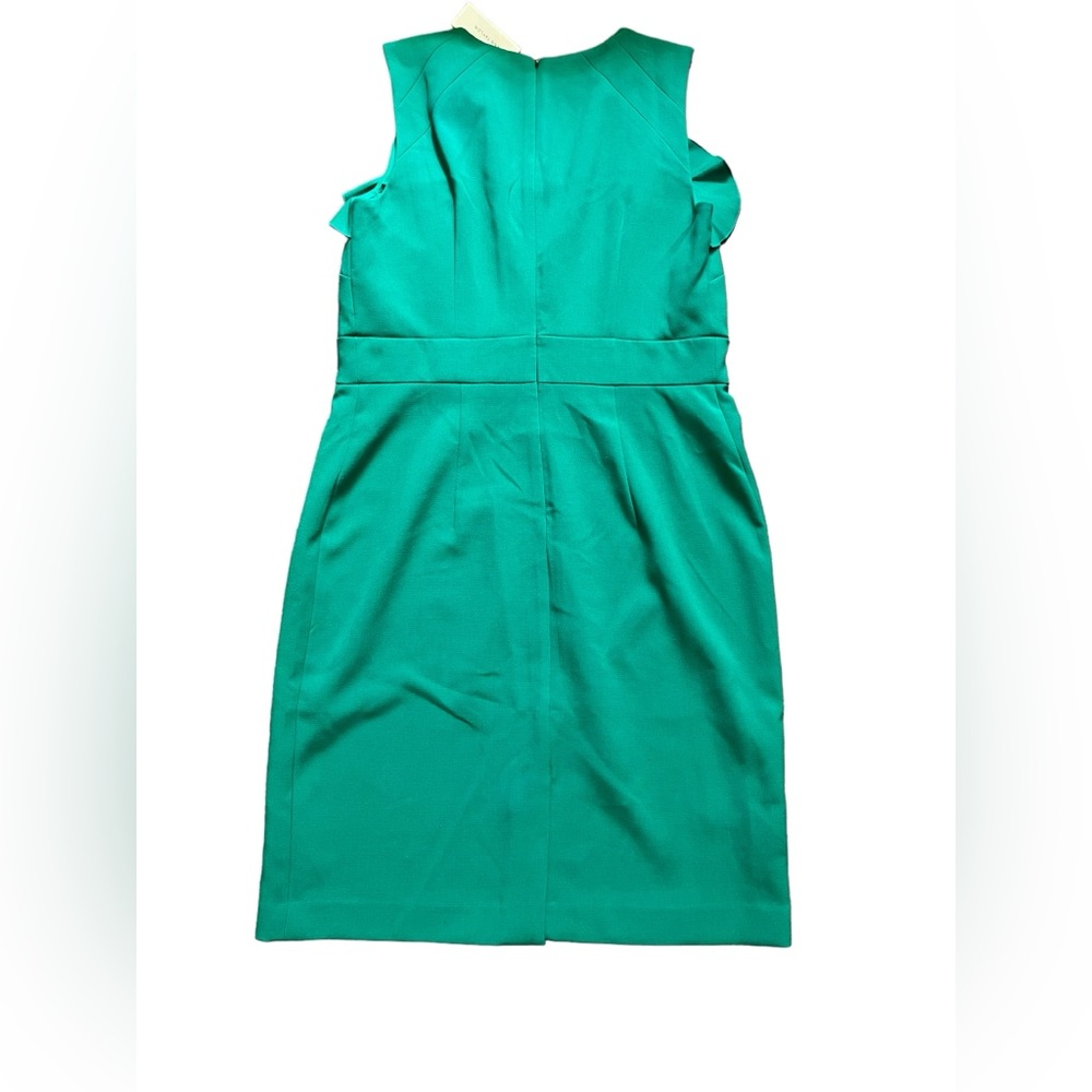 Ann Taylor Women's Sleeveless Green Sheath Dress